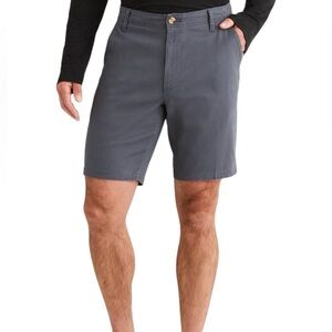 NEW! George Men's 40x9 Flat Front Shorts Above the Knee Gray